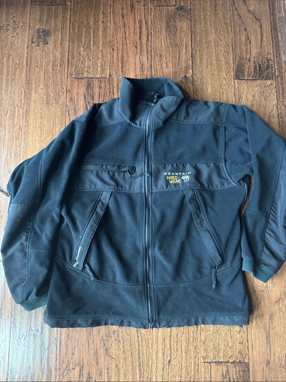 Mountain Hardwear Men's Black Full-Zip Performance Fleece Jacket